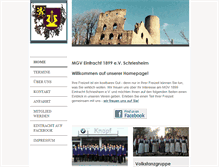 Tablet Screenshot of eintracht-schriesheim.de